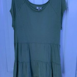 True Craft Ruffle T-shirt Dress